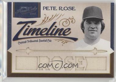 2011 Playoff Prime Cuts - Timeline Materials - Custom Die-Cut Player Nickname #17 - Pete Rose /25