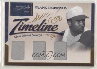 2011 Playoff Prime Cuts - Timeline Materials - Trios #27 - Frank Robinson /25