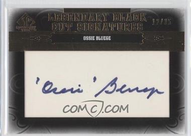 2011 SP Legendary Cuts - Black Cut Signatures #WAS-OB - Ossie Bluege /35