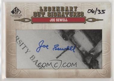 2011 SP Legendary Cuts - Cut Signatures #113 - Joe Sewell /35