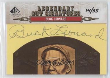 2011 SP Legendary Cuts - Cut Signatures #22 - Buck Leonard /35