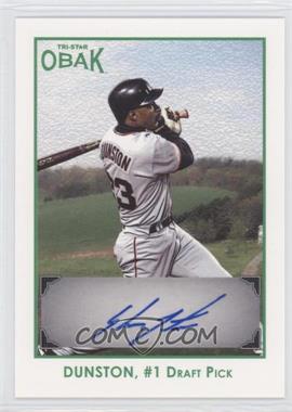 2011 TRISTAR Obak - Autographs - Green #A11 - Shawon Dunston /25