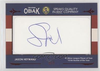 2011 TRISTAR Obak - Cut Autographs - Red #_JAHE - Jason Heyward /5