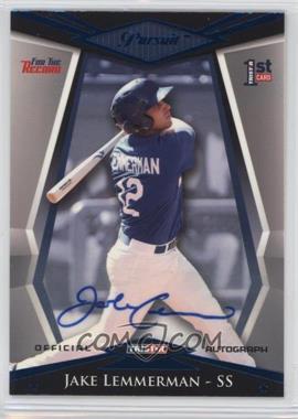 2011 TRISTAR Pursuit - [Base] - Blue Autographs #48 - Jake Lemmerman /50