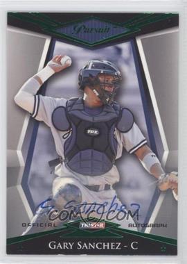 2011 TRISTAR Pursuit - [Base] - Green Autographs #10 - Gary Sanchez /25