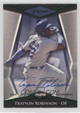 2011 TRISTAR Pursuit - [Base] - Green Autographs #63 - Trayvon Robinson /25 [Noted]