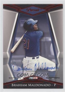 2011 TRISTAR Pursuit - [Base] - Red Autographs #84 - Brahiam Maldonado /5