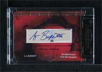 A.J. Burnett [Cut Signature] #/1