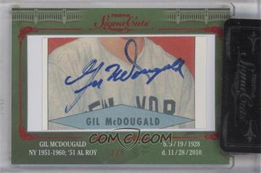 2011 TRISTAR Signa Cuts Cut Autographs - Bronx Edition - Red #_GIMC - Gil McDougald /5