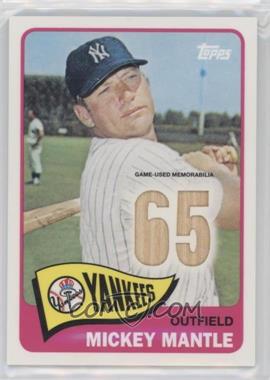 2011 Topps - 1965 Topps Mickey Mantle Reprint Relics #MMRR-1 - Mickey Mantle /65