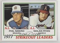 Phil Niekro, Nolan Ryan