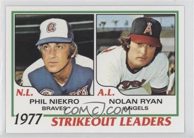 2011 Topps - 60 Years of Topps #60YOT-27 - Phil Niekro, Nolan Ryan