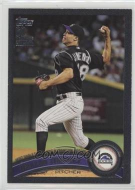 2011 Topps - [Base] - Black #141 - Checklist - Ubaldo Jimenez /60