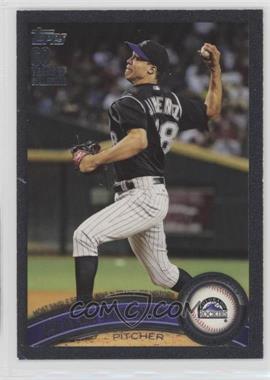 2011 Topps - [Base] - Black #141 - Checklist - Ubaldo Jimenez /60