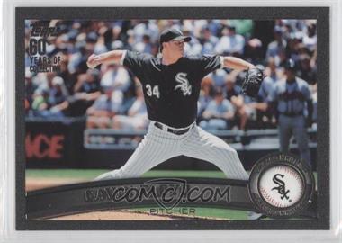 2011 Topps - [Base] - Black #496 - Gavin Floyd /60