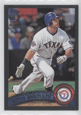 2011 Topps - [Base] - Black #634 - Mitch Moreland /60