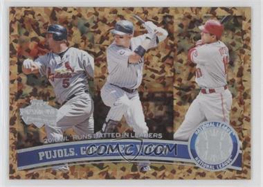 2011 Topps - [Base] - Cognac Diamond Anniversary #138 - League Leaders - Albert Pujols, Carlos Gonzalez, Joey Votto