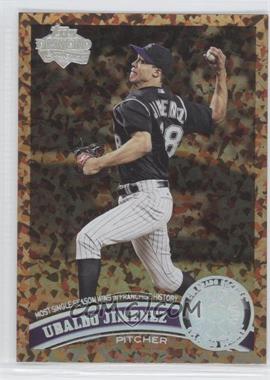 2011 Topps - [Base] - Cognac Diamond Anniversary #141 - Checklist - Ubaldo Jimenez