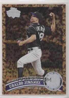 2011 Topps - [Base] - Cognac Diamond Anniversary #141 - Checklist - Ubaldo Jimenez