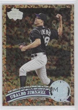 2011 Topps - [Base] - Cognac Diamond Anniversary #141 - Checklist - Ubaldo Jimenez