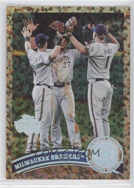 2011 Topps - [Base] - Cognac Diamond Anniversary #187 - Milwaukee Brewers