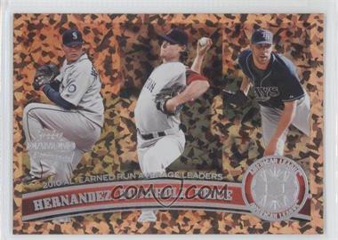 2011 Topps - [Base] - Cognac Diamond Anniversary #235 - League Leaders - Felix Hernandez, Clay Buchholz, David Price