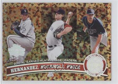 2011 Topps - [Base] - Cognac Diamond Anniversary #235 - League Leaders - Felix Hernandez, Clay Buchholz, David Price