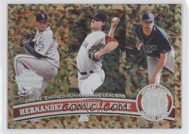 2011 Topps - [Base] - Cognac Diamond Anniversary #235 - League Leaders - Felix Hernandez, Clay Buchholz, David Price