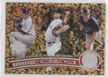 2011 Topps - [Base] - Cognac Diamond Anniversary #235 - League Leaders - Felix Hernandez, Clay Buchholz, David Price