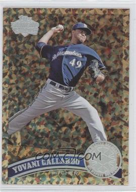 2011 Topps - [Base] - Cognac Diamond Anniversary #465 - Yovani Gallardo