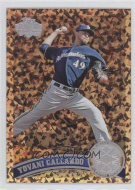 2011 Topps - [Base] - Cognac Diamond Anniversary #465 - Yovani Gallardo