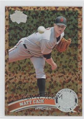 2011 Topps - [Base] - Cognac Diamond Anniversary #570.1 - Matt Cain