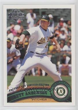 2011 Topps - [Base] - Factory Set Diamond Anniversary #140 - Brett Anderson