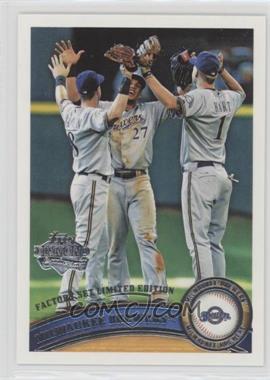 2011 Topps - [Base] - Factory Set Diamond Anniversary #187 - Milwaukee Brewers