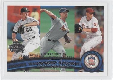 2011 Topps - [Base] - Factory Set Diamond Anniversary #82 - League Leaders - Josh Johnson, Adam Wainwright, Roy Halladay