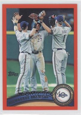 2011 Topps - [Base] - Factory Set Red #187 - Milwaukee Brewers /245