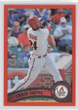 2011 Topps - [Base] - Factory Set Red #316 - Chris Young /245