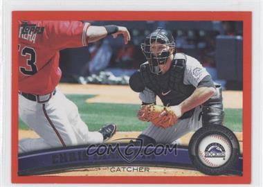 2011 Topps - [Base] - Factory Set Red #560 - Chris Iannetta /245