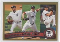 League Leaders - C.C. Sabathia, Jon Lester, David Price [EX to NM] #/…