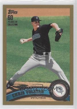 2011 Topps - [Base] - Gold #127 - Chris Volstad /2011