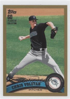 2011 Topps - [Base] - Gold #127 - Chris Volstad /2011