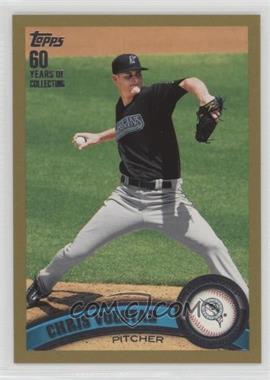 2011 Topps - [Base] - Gold #127 - Chris Volstad /2011