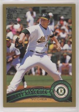 2011 Topps - [Base] - Gold #140 - Brett Anderson /2011