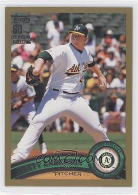 2011 Topps - [Base] - Gold #140 - Brett Anderson /2011