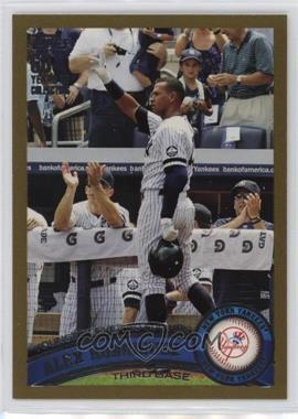 2011 Topps - [Base] - Gold #155 - Checklist - Alex Rodriguez /2011