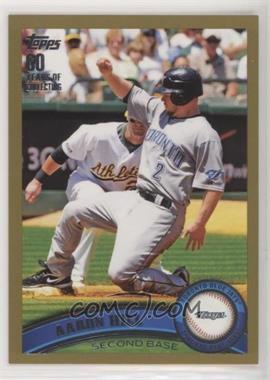 2011 Topps - [Base] - Gold #197 - Aaron Hill /2011