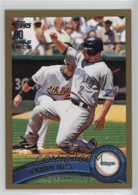 2011 Topps - [Base] - Gold #197 - Aaron Hill /2011