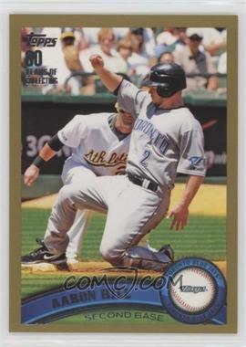 2011 Topps - [Base] - Gold #197 - Aaron Hill /2011