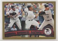 League Leaders - Miguel Cabrera, Alex Rodriguez, Jose Bautista #/2,011