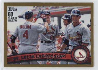 2011 Topps - [Base] - Gold #334 - St. Louis Cardinals Team /2011